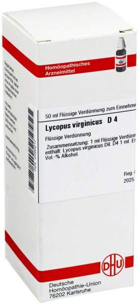 Lycopus Virginicus D4 Dilution 50 ml Dilution