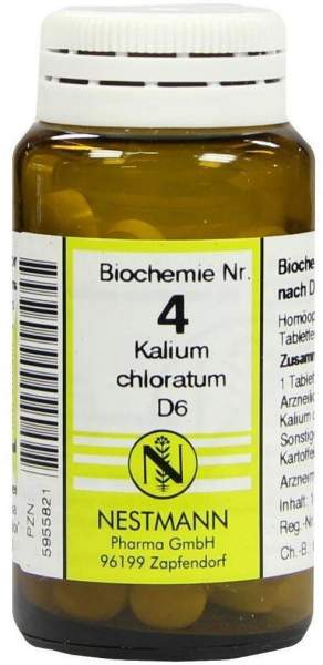 Biochemie 4 Kalium Chloratum D 6 100 Tabletten