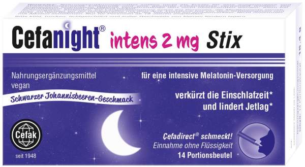 Cefanight intens 2 mg 14 Stix