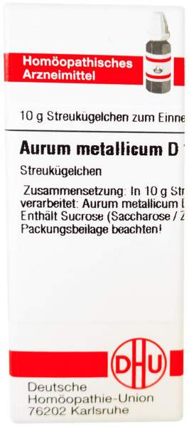 Aurum Metallicum D 100 10 G Globuli