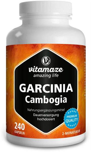 Garcinia Cambogia+cholin Kapseln 240 Stück