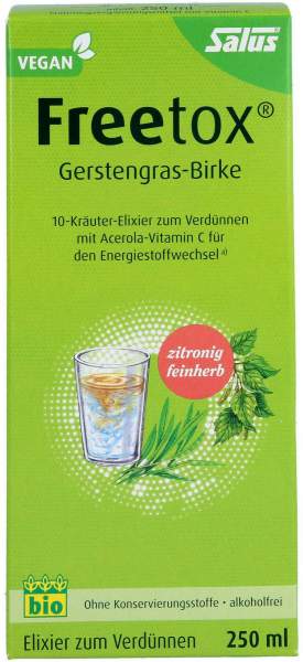 Freetox Gerstengras-Birke 10-Kräuter-Elixier Bio 250 ml