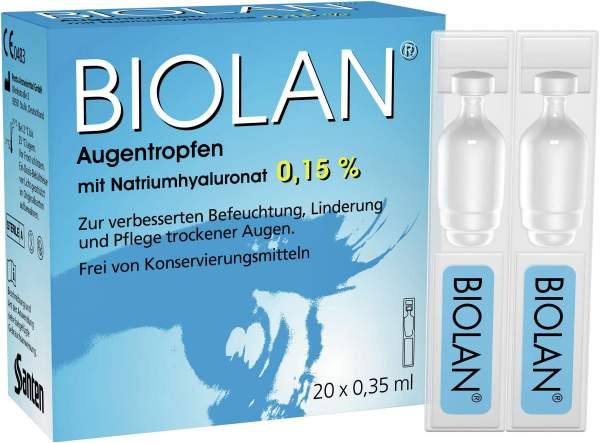 Biolan Augentropfen Einzeldosispipetten 20x0.35 Ml...