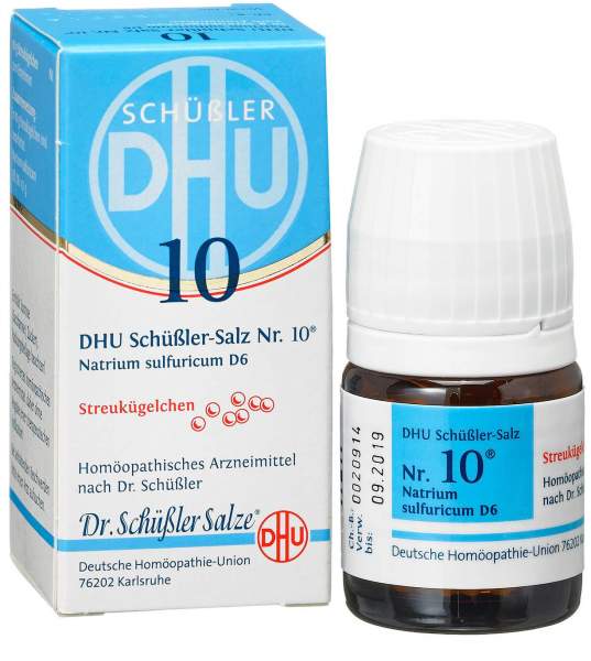Biochemie DHU 10 Natrium Sulfuricum D6 10 g Globuli