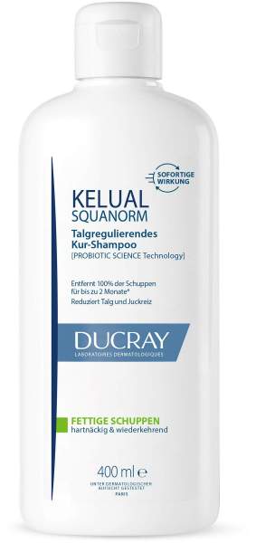 Ducray Kelual Squanorm fettige Schuppen 400 ml Shampoo
