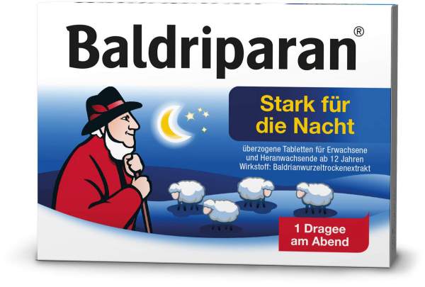 Baldriparan Stark für die Nacht 120 überzogene Tabletten