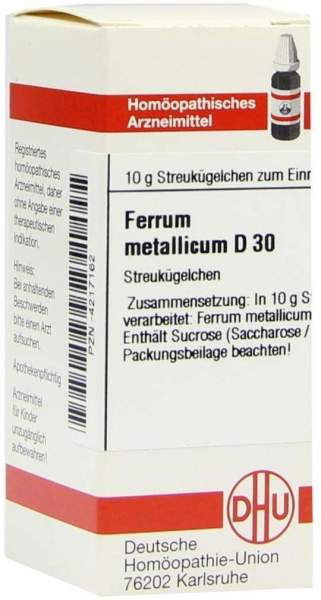 Ferrum Metallicum D 30 Globuli 10 G