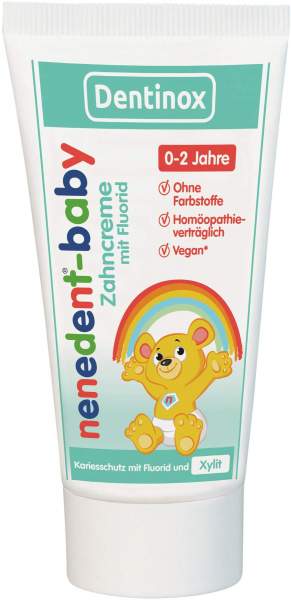 Nenedent-Baby Zahncreme Mit Fluorid 0 - 2 Jahre 50 ml