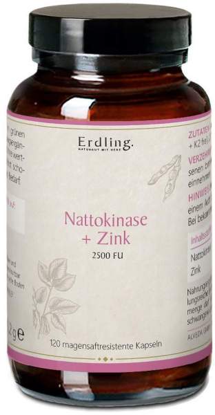 Nattokinase + Zink 2500 Fu Kapseln 120 Stück