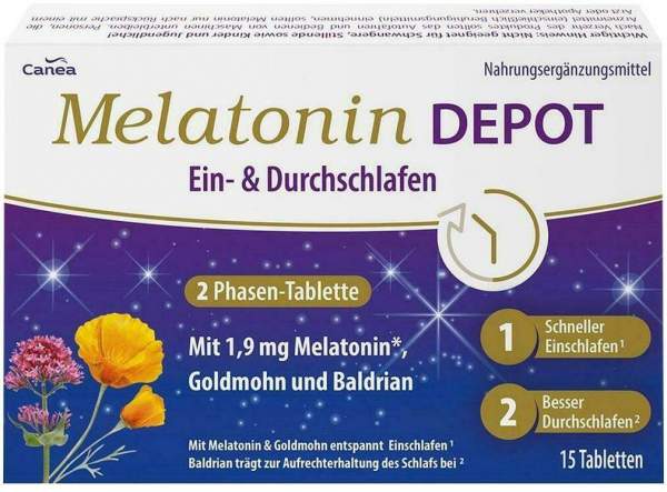 Melatonin Depot Ein- &amp; Durchschlaf-Tabletten