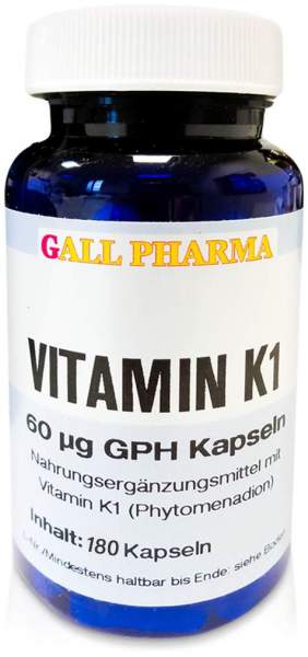 Vitamin K1 60 µg Gph Kapseln 180 Kapseln