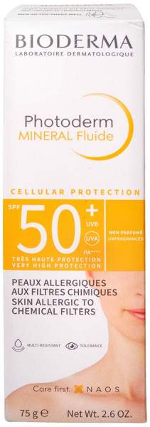 Bioderma Photoderm Mineralfluid Spf 50+ 75 G