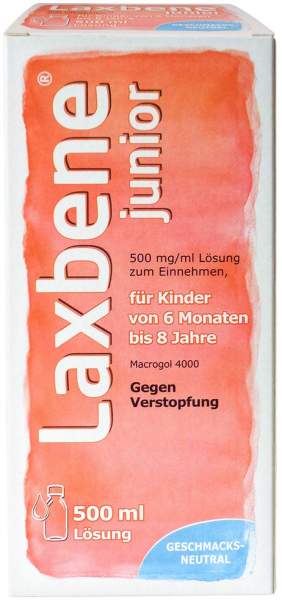 Laxbene junior 500 mg je ml Lösung zum Einnehmen Kinder 6 Monate - 8 Jahre 500 ml