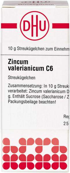 Dhu Zincum Valerianicum C6 10 G Globuli