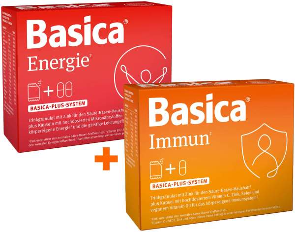 Basica Immun Trinkgranulat + Kapsel für 7 Tage + gratis Basica Energie Kombipackung 7 Stück