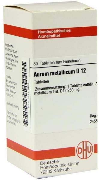 Aurum Metallicum D 12 80 Tabletten