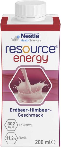 Resource Energy Erdbeer-Himbeer 200 ml