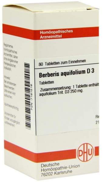 Berberis Aquifolium D 3 Tabletten