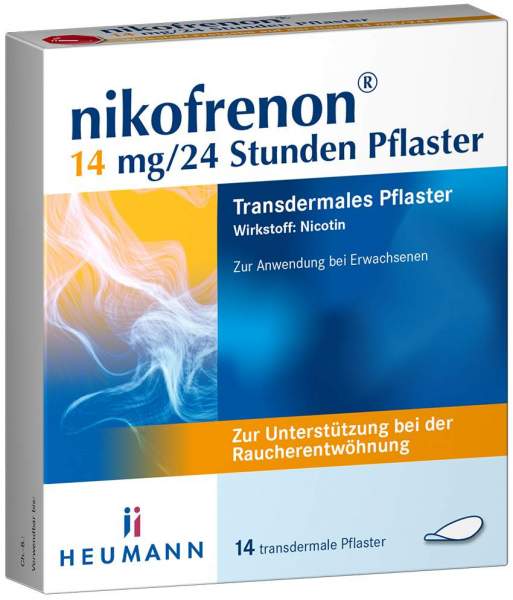 Nikofrenon 14 mg in 24 Stunden Transdermale Pflaster 14 Stück