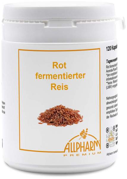 Rot Fermentierter Reis Allpharm Premium Kapseln 120 Stück