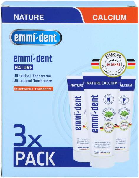 Emmi Dent Ultraschall Zahncreme Nature Calcium Set