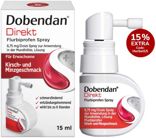 Dobendan Direkt Flurbiprofen 15 ml Halsspray