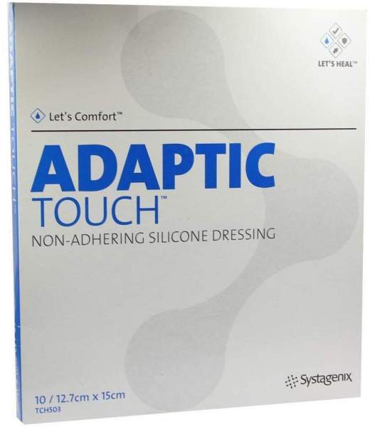 Adaptic Touch 12,7 X 15 cm Non Adhering Silicon Dressing 10...