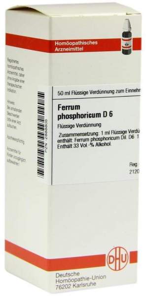 Ferrum Phosphoricum D 6 50 ml Dilution