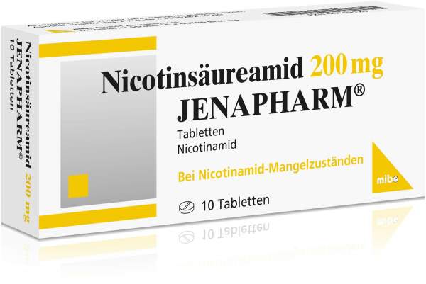 Nicotinsäureamid 200 mg Jenapharm 10 Tabletten