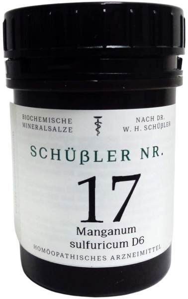 Schüssler Nr.17 Manganum Sulfuricum D 6 400 Tablett