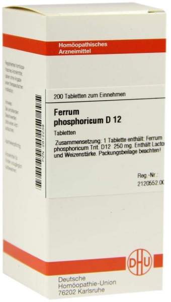 Ferrum Phosphoricum D 12 200 Tabletten