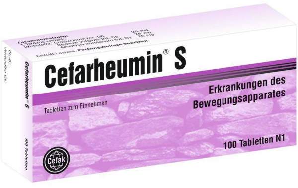 Cefarheumin S 100 Tabletten