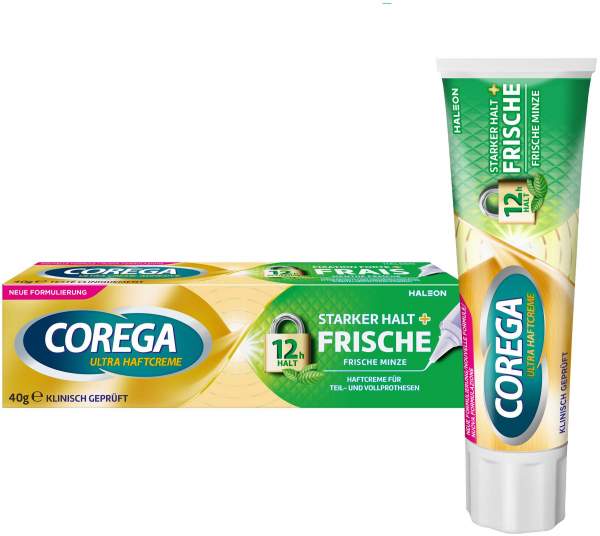 Corega Ultra Haftcreme Starker Halt + Frische 40 G