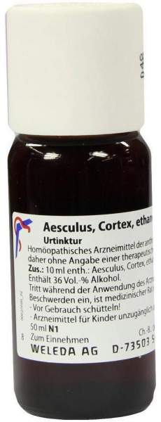 Weleda Aesculus Cortex Ethanol. Decoctum D1 50 ml Dilution