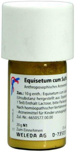Weleda Euqisetum Cum Sulfure Tostum D6 20 G Trituration