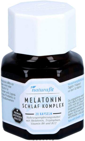 Naturafit Melatonin Schlaf Komplex Kapseln 20 Stück