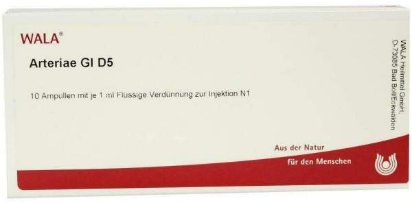 Wala Arteriae Gl D5 10 X 1 ml Ampullen