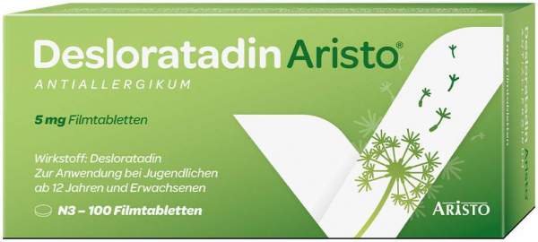 Desloratadin Aristo 5 mg 100 Filmtabletten