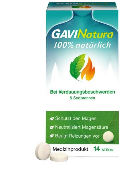 Gavinatura natürlich bei Verdauungsbeschwerden 14 Lutschtabletten