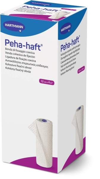 Peha Haft 1 Fixierbinde Latexfrei 4 M X 12 cm