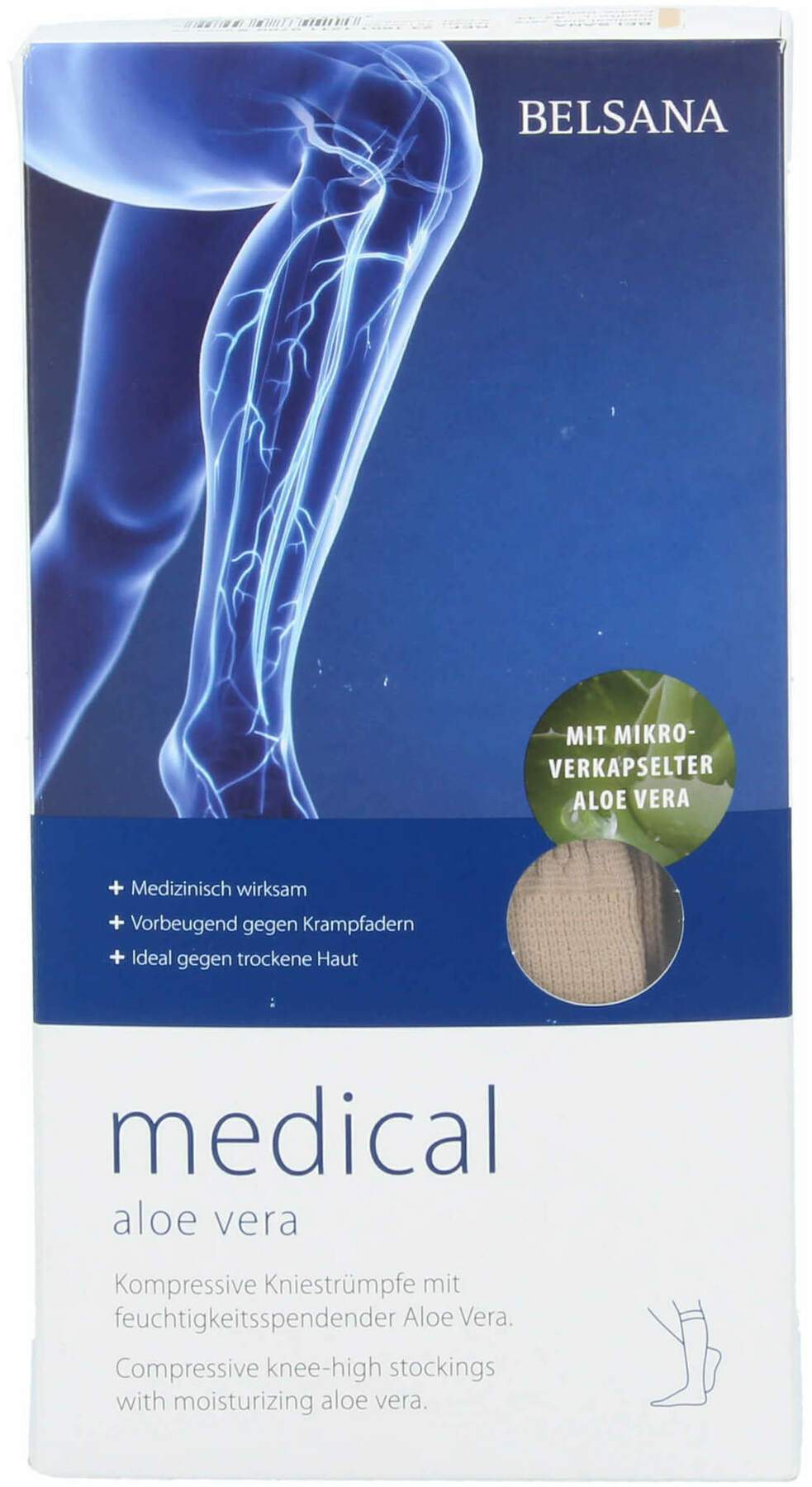 Belsana Med Aloe Ad Gr.M Gr. 36 - 38 Beige 2 Stck kaufen | Volksversand  Versandapotheke