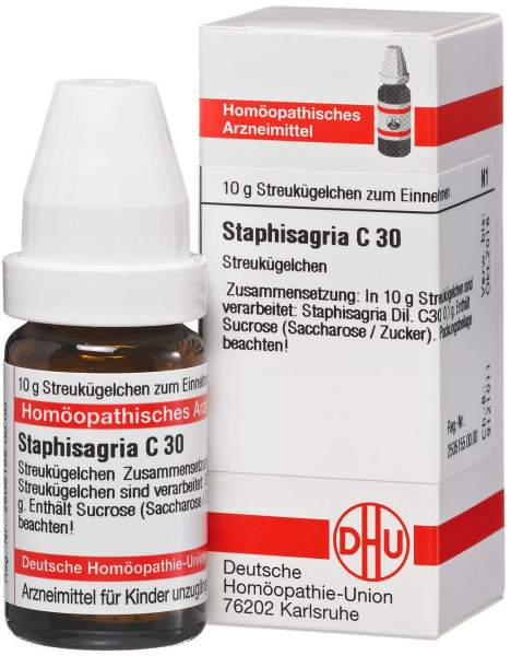 Dhu Staphisagria C30 10 G Globuli
