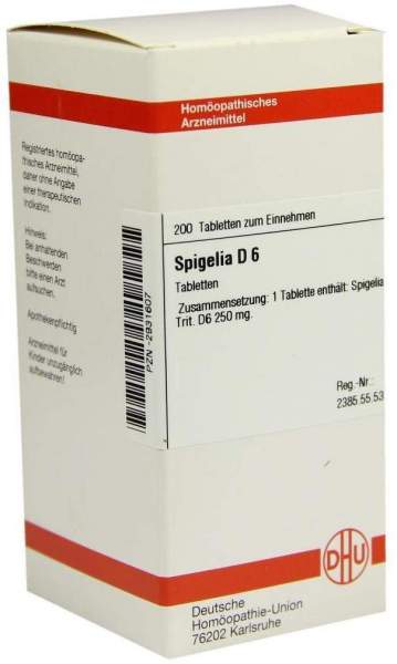 Spigelia D 6 Tabletten