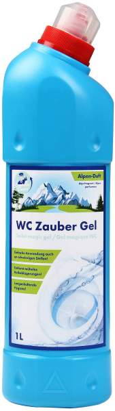 Captain Clean WC Zauber Gel mit Alpenduft 750 ml