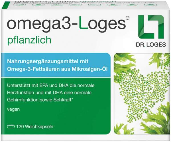 Omega3-Loges Pflanzlich 120 Kapseln