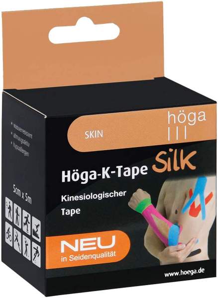 Höga-K-Tape Silk 5 cm X 5 M L.Fr.Skin Kinesiol.Tape 1 Stück