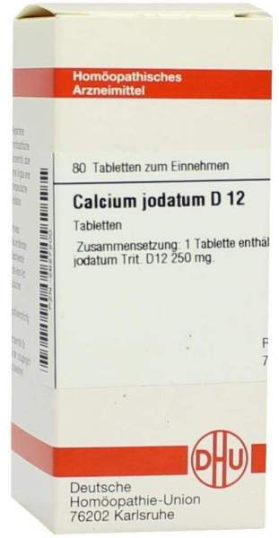 Calcium Jodatum D 12 80 Tabletten