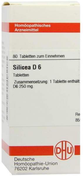 Silicea D 6 80 Tabletten