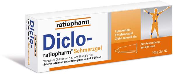 Diclo ratiopharm Schmerzgel 100 g Gel