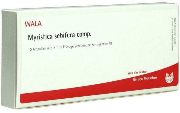 Wala Myristica Sebifera Comp. 10 X 1 ml Ampullen